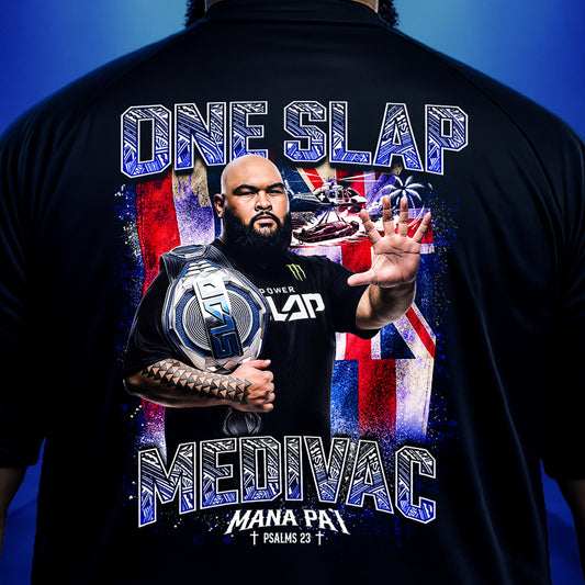 Da Hawaiian Hitman “One Slap Medivac” Limited Drop Tee