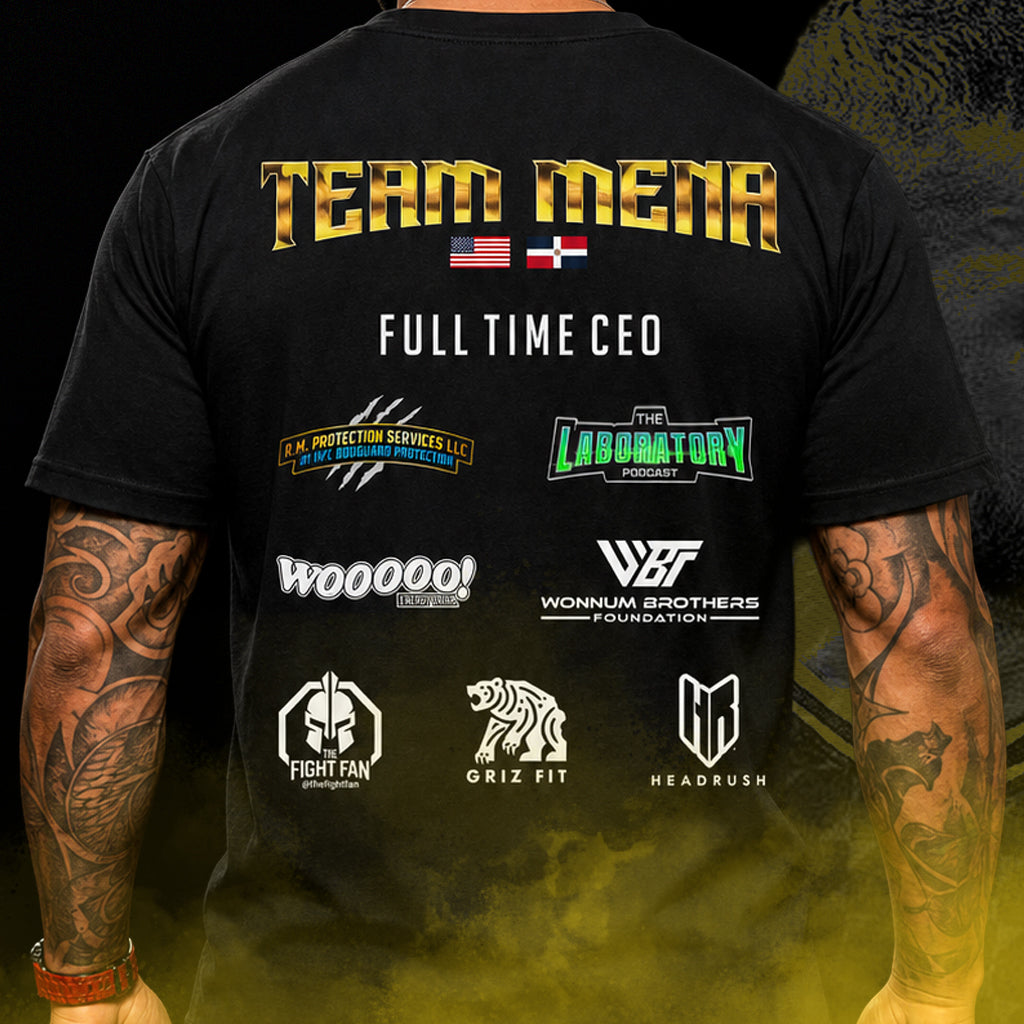 Wes “The Boom” Mena Locked In Fight Week Tee